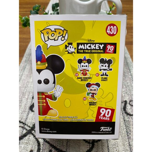Funko Pop Disney:  Mickey Mouse - Band Concert Mickey - Picture 3 of 6